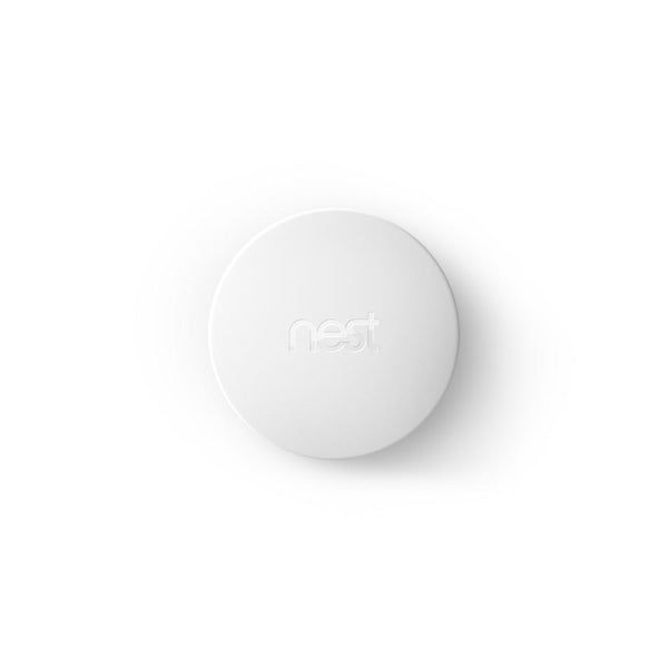 Nest temperature sensor front view.