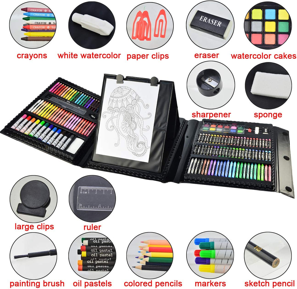 48 Pack of Water Color and Crayon Art Sets (w/ brush & pallet)